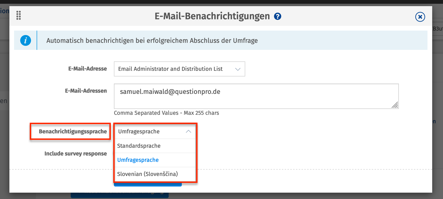 Survey Software Help Image